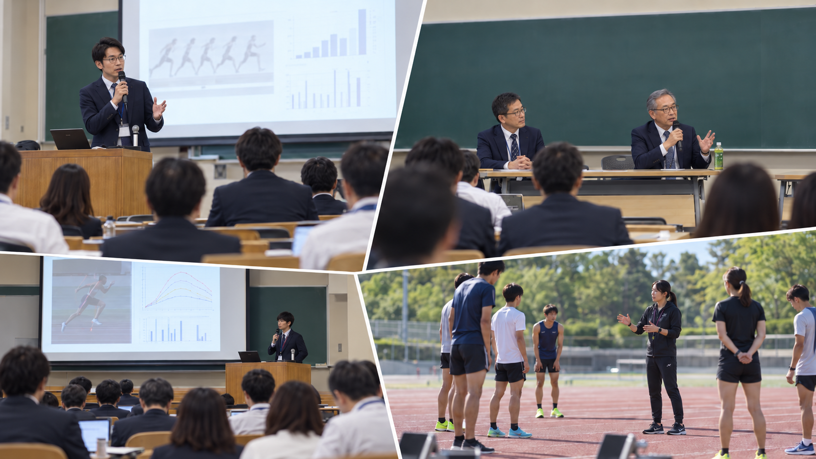 講演、討論、トレーニング実践の様子